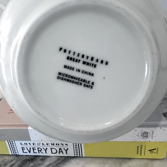 Pottery Barn Great White Collection — Pottery Pitcher 9" (Discontinued piece) - Picture 4 of 4